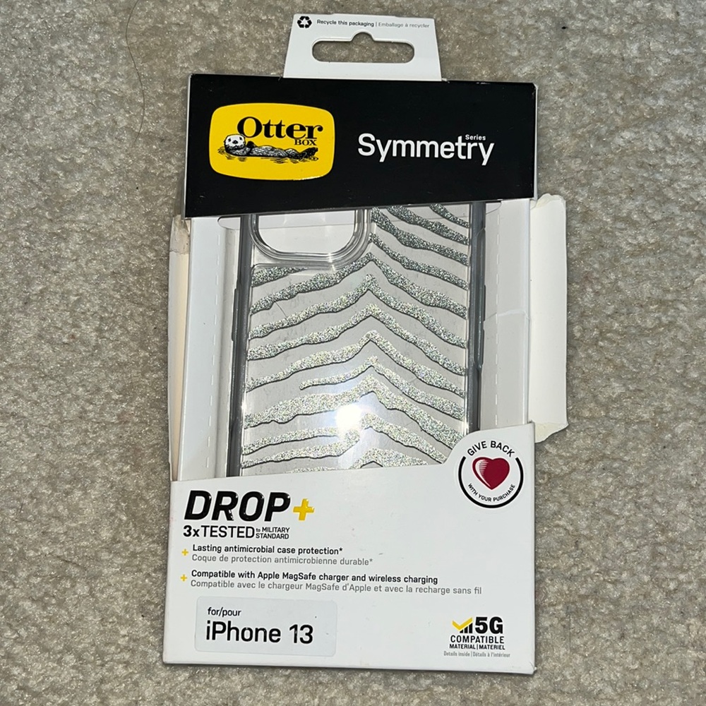 Otterbox phone case for the iPhone 13. Never used, never opened.